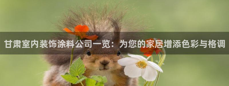 和记国际客服：甘肃室内装饰涂料公司一览：为您的家居增添色彩与格调