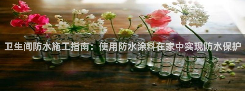 江苏和记数码科技有限公司：卫生间防水施工指南：使用防水涂料在