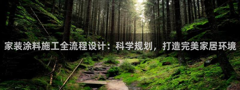 和记官网登录：家装涂料施工全流程设计：科学规划，打造完美家居