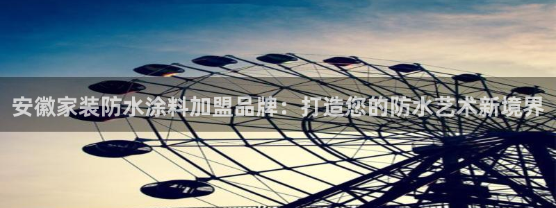和记国际开户：安徽家装防水涂料加盟品牌：打造您的防水艺术新境